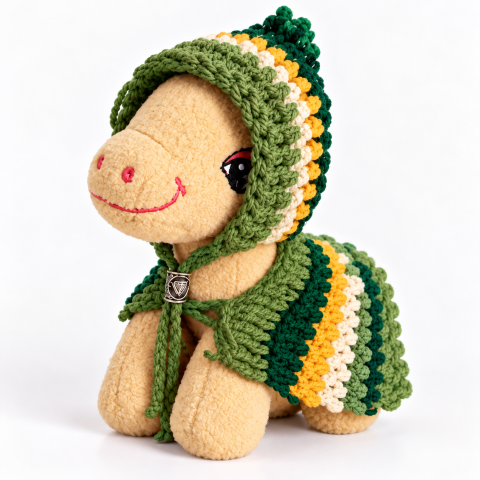 Einhorn Freitzeitlook mit Mütze