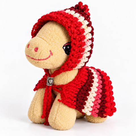 Einhorn Freitzeitlook mit Mütze