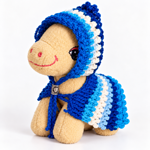 Einhorn Freitzeitlook mit Mütze